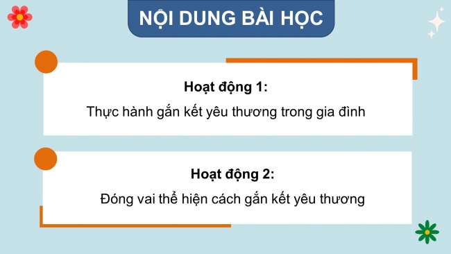 Soạn giáo án điện tử HĐTN 4 CTST bản 2 Tuần 7: HĐGDTCĐ - Hoạt động gắn kết yêu thương trong gia đình