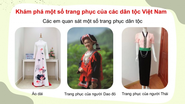 Soạn giáo án điện tử mĩ thuật 4 CTST bản 1 Bài 2: Nhân vật với trang phục dân tộc