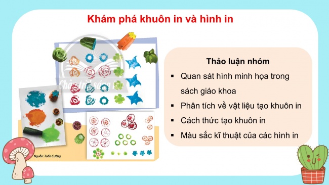 Soạn giáo án điện tử mĩ thuật 4 CTST bản 1 Bài 2: Hình in với giấy gói quà