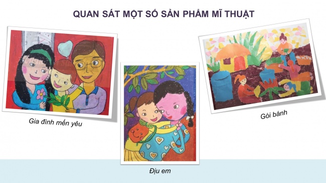 Soạn giáo án điện tử mĩ thuật 4 CTST bản 2 Bài 11: Gia đình yêu thương