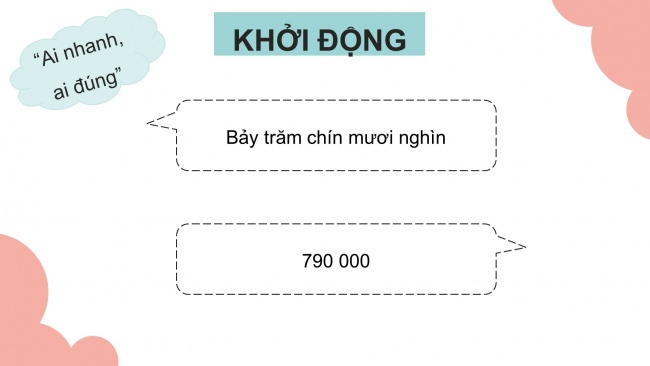 Soạn giáo án điện tử toán 4 cánh diều Bài 5: Các số trong phạm vi 1000000 (tiếp theo)