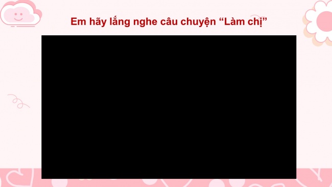 Soạn giáo án điện tử tiếng việt 4 cánh diều Bài 1 Nói và nghe 1: Kể chuyện: Làm chị