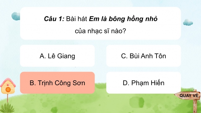 Soạn giáo án điện tử âm nhạc 4 cánh diều Tiết 2: Ôn tập hát; Lí thuyết âm nhạc: Khuông nhạc, dòng kẻ phụ, khoá Son, vị trí bảy nốt nhạc trên khuông nhạc