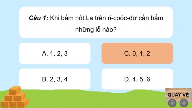 Soạn giáo án điện tử âm nhạc 4 cánh diều Tiết 8: Đọc nhạc: Bài đọc nhạc số 1; Vận dụng