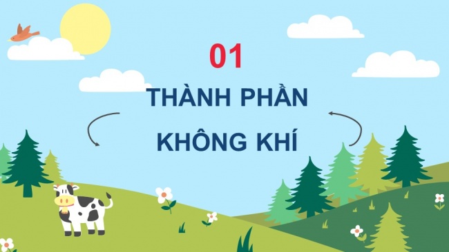 Soạn giáo án điện tử khoa học 4 cánh diều Bài 4: Không khí xung quanh ta