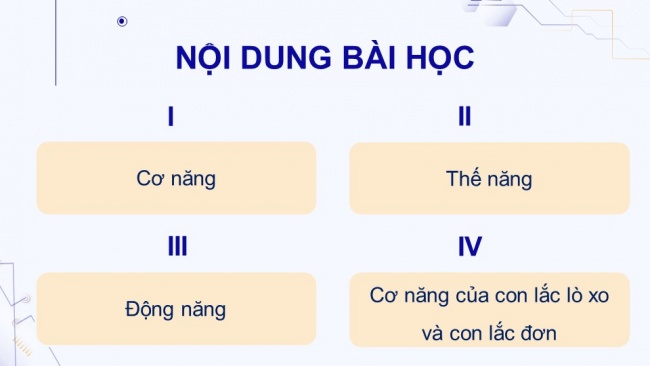 Soạn giáo án điện tử vật lí 11 KNTT Bài 5: Động năng. Thế năng. Sự chuyển hoá năng lượng trong dao động điều hoà