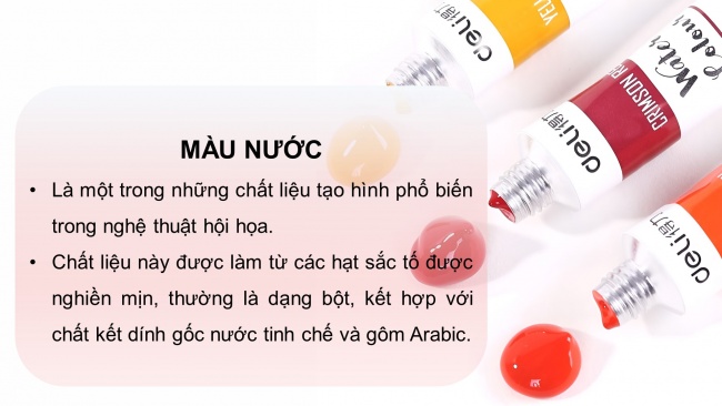 Soạn giáo án điện tử mĩ thuật 11 KNTT Bài 1: Kĩ thuật vẽ màu nước