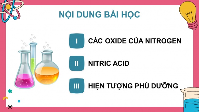 Soạn giáo án điện tử hóa học 11 KNTT Bài 6: Một số hợp chất của nitrogen với oxygen