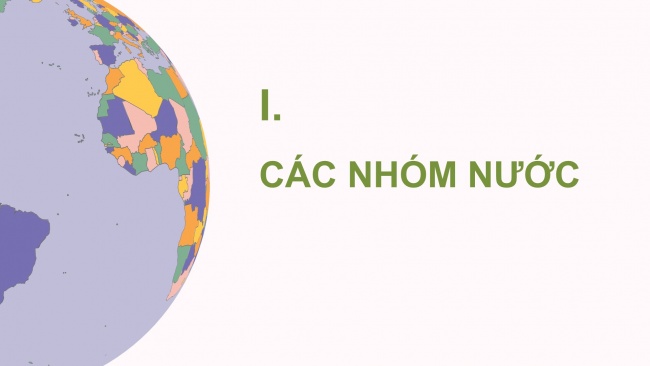 Soạn giáo án điện tử địa lí 11 KNTT Bài 1: Sự khác biệt về trình độ phát triển kinh tế – xã hội của các nhóm nước