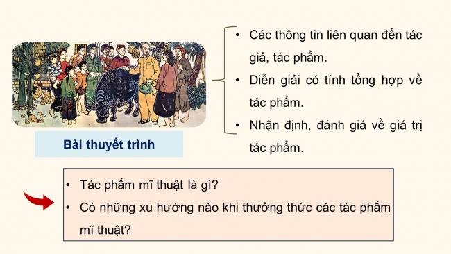 Soạn giáo án điện tử mĩ thuật 11 KNTT Bài 3: Phân tích tác phẩm mĩ thuật