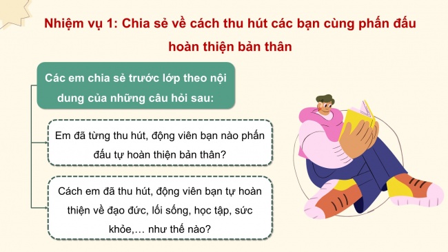 Soạn giáo án điện tử HĐTN 11 KNTT Chủ đề 3: Rèn luyện bản thân - Hoạt động 3, 4