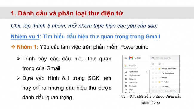 Soạn giáo án điện tử khoa học máy tính 11 KNTT Bài 8: Thực hành nâng cao sử dụng thư điện tử và mạng xã hội