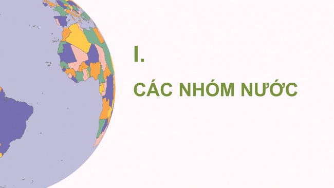 Soạn giáo án điện tử địa lí 11 CTST Bài 1: Sự khác biệt về trình độ phát triển kinh tế - xã hội của các nhóm nước