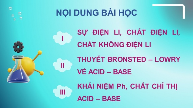 Soạn giáo án điện tử hóa học 11 CTST Bài 2: Cân bằng trong dung dịch nước