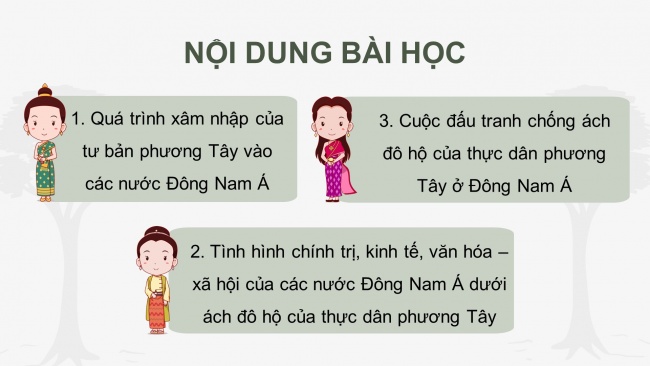 Soạn giáo án điện tử Lịch sử 8 CTST Bài 3: Tình hình Đông Nam Á từ nửa sau thế kỉ XVI đến thế kỉ XIX (P1)