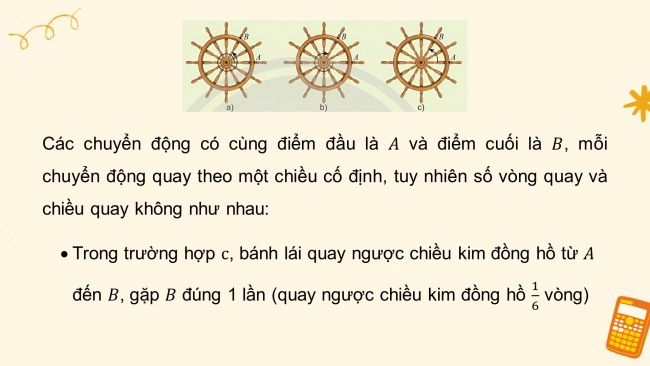 Soạn giáo án điện tử toán 11 CTST Bài 1: Góc lượng giác