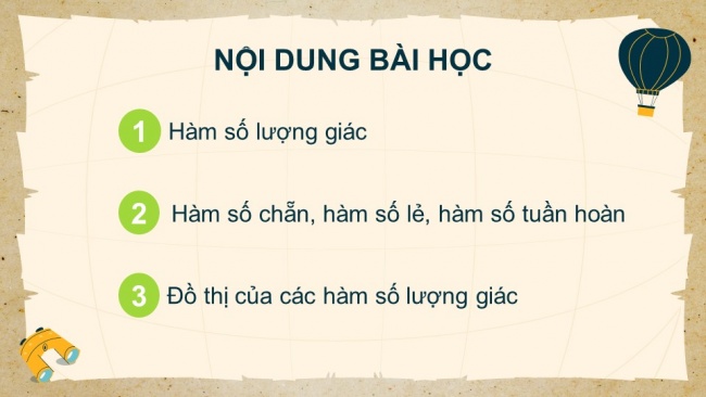 Soạn giáo án điện tử toán 11 CTST Bài 4: Hàm số lượng giác và đồ thị