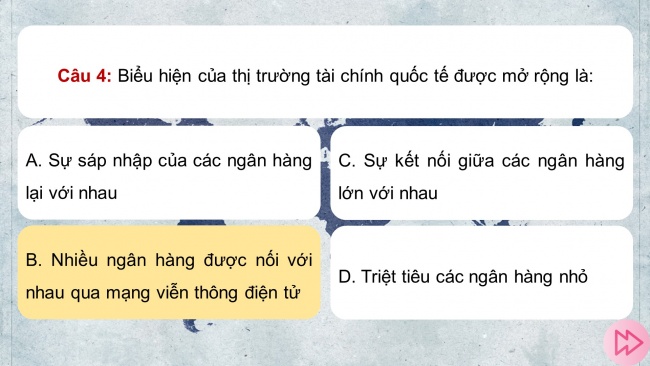 Soạn giáo án điện tử địa lí 11 Cánh diều Bài 4: Thực hành: Tìm hiểu về toàn cầu hoá, khu vực hoá