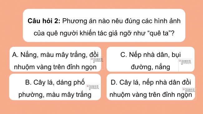 Soạn giáo án điện tử Ngữ văn 8 CD Bài 2 Tự đánh giá: Quê người