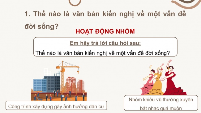 Soạn giáo án điện tử Ngữ văn 8 CD Bài 3 Viết 2: Văn bản kiến nghị về một vấn đề đời sống