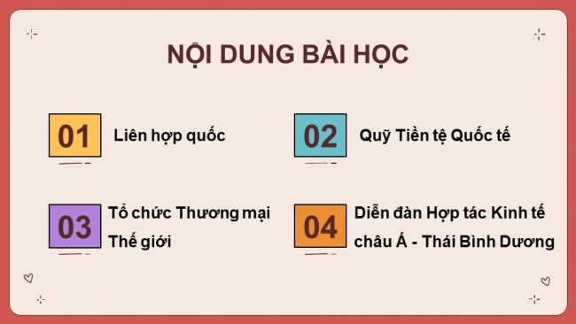 Soạn giáo án điện tử địa lí 11 Cánh diều Bài 3: Một số tổ chức khu vực và quốc tế