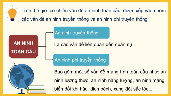 Soạn giáo án điện tử địa lí 11 Cánh diều Bài 5: Một số vấn đề an ninh toàn cầu