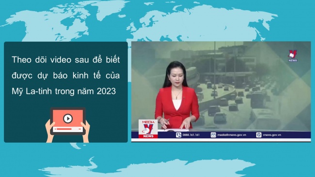 Soạn giáo án điện tử địa lí 11 Cánh diều Bài 7: Vị trí địa lí, điều kiện tự nhiên, dân cư, xã hội và kinh tế khu vực Mỹ La-tinh (Phần 2)