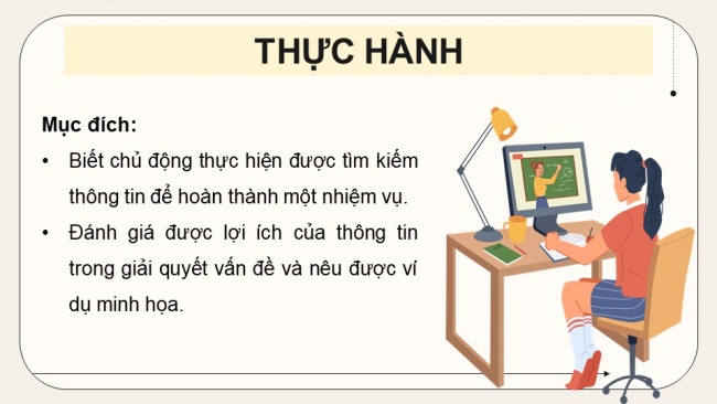 Soạn giáo án điện tử Tin học 8 CD Chủ đề C Bài 3: Bài tập nhóm: Thông tin với giải quyết vấn đề