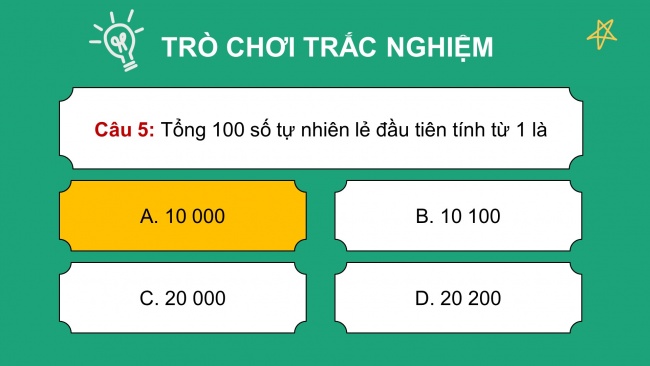 Soạn giáo án điện tử toán 11 Cánh diều: Bài tập cuối chương 2