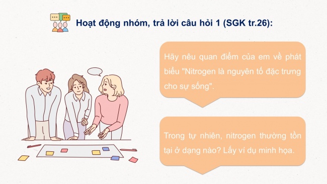 Soạn giáo án điện tử hóa học 11 Cánh diều  Bài 4: Đơn chất nitrogen