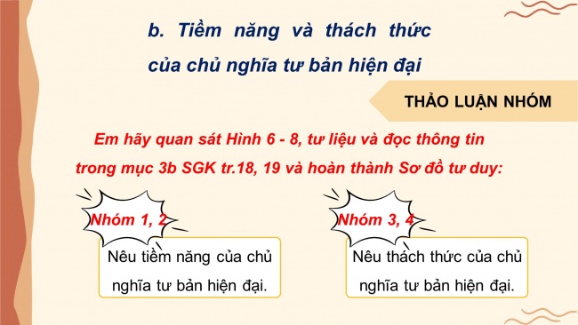 Soạn giáo án điện tử lịch sử 11 Cánh diều Bài 2: Sự xác lập và phát triển của chủ nghĩa tư bản (P2)