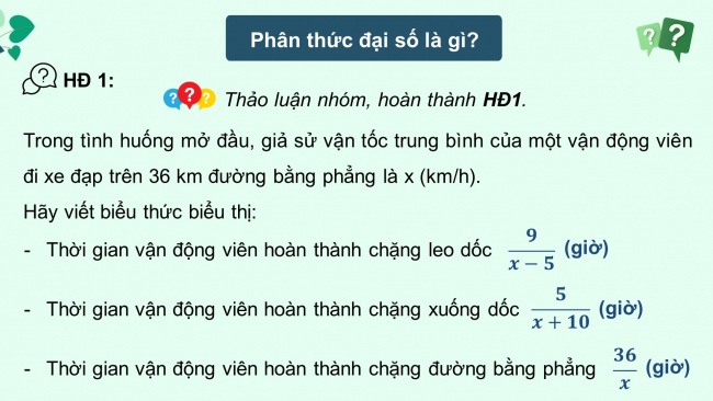 Bài giảng điện tử toán 8 kết nối tri thức