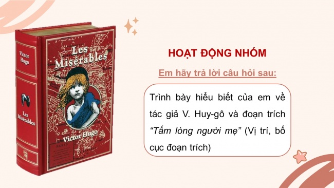 Soạn giáo án điện tử ngữ văn 11 Cánh diều Bài 3 Đọc 3: Tấm lòng người mẹ