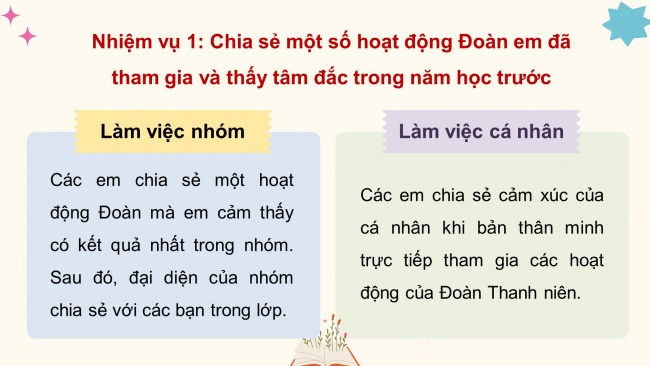 Soạn giáo án điện tử hoạt động trải nghiệm 11 Cánh diều Chủ đề 1: Xây dựng và phát triển nhà trường (P2)