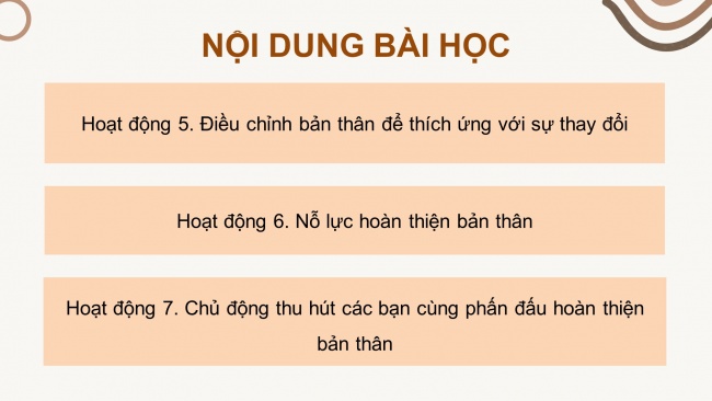 Soạn giáo án điện tử hoạt động trải nghiệm 11 Cánh diều Chủ đề 3: Hoàn thiện bản thân (P1)