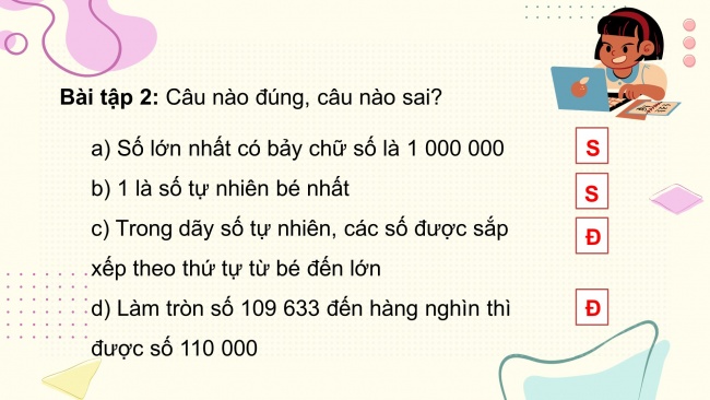 Soạn giáo án điện tử toán 4 CTST Bài 37: Em làm được những gì?