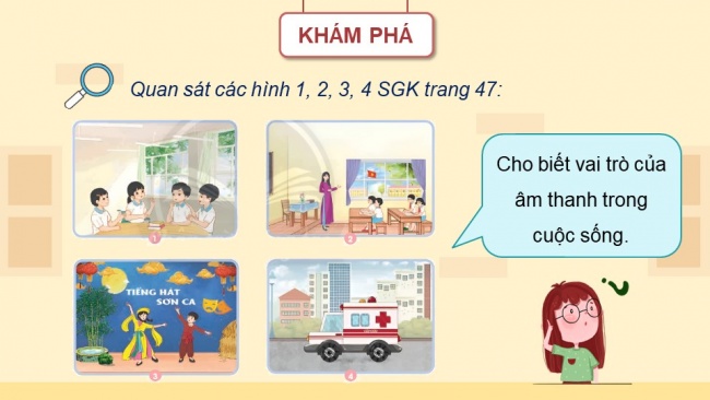 Soạn giáo án điện tử khoa học 4 CTST Bài 11: Âm thanh trong đời sống