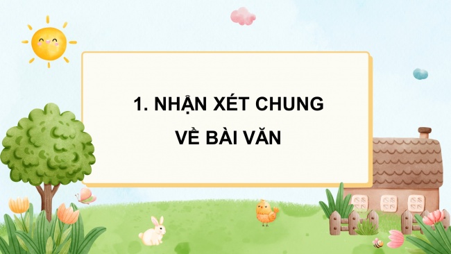 Soạn giáo án điện tử tiếng việt 4 CTST  CĐ 3 Bài 5 Viết: Trả bài văn thuật lại một sự việc