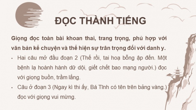 Soạn giáo án điện tử Tiếng Việt 4 CD Bài 9 Đọc 3: Chọn đường