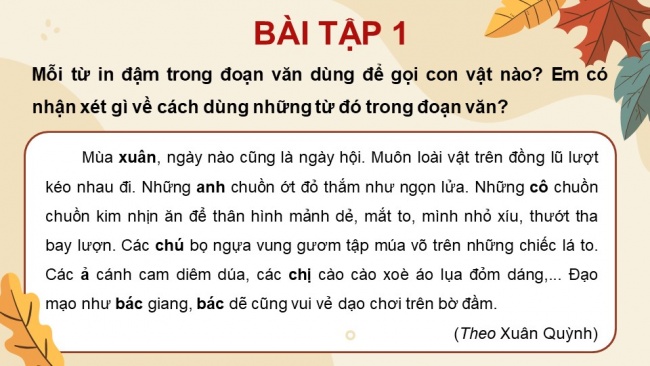 Soạn giáo án điện tử tiếng việt 4 KNTT Bài 17 Tiết : Luyện Từ Và Câu