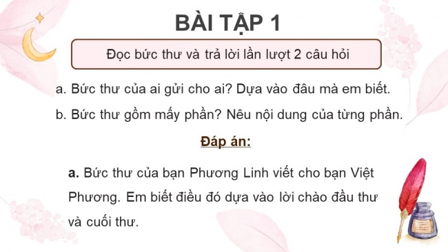 Soạn giáo án điện tử tiếng việt 4 KNTT Bài 31 Viết Tìm hiểu cách viết thư