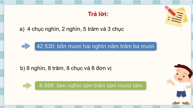 Soạn giáo án điện tử toán 4 KNTT bài 1: Ôn tập các số đến 100000 