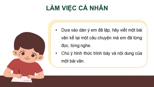 Soạn giáo án điện tử tiếng việt 4 KNTT Bài 15 Viết: Viết bài văn kể lại một câu chuyện