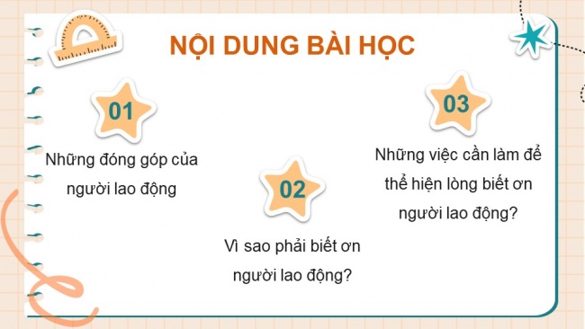 Soạn giáo án điện tử đạo đức 4 KNTT Bài 1: Biết ơn người lao động