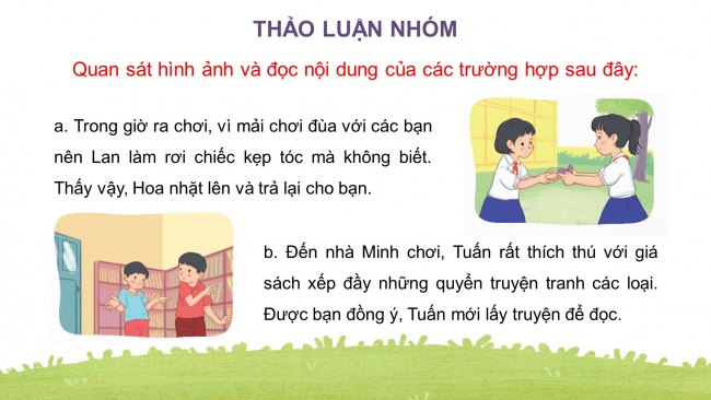 Soạn giáo án điện tử đạo đức 4 KNTT Bài 4: Tôn trọng tài sản của người khác