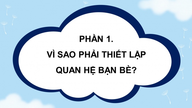 Soạn giáo án điện tử đạo đức 4 KNTT Bài 6: Thiết lập quan hệ bạn bè