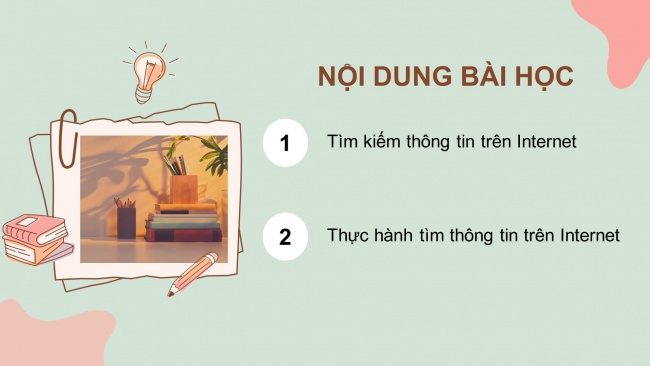 Soạn giáo án điện tử tin học 4 KNTT bài 4: Tìm kiếm thông tin trên internet