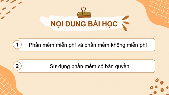 Soạn giáo án điện tử tin học 4 KNTT bài 6: Sử dụng phần mềm khi được phép