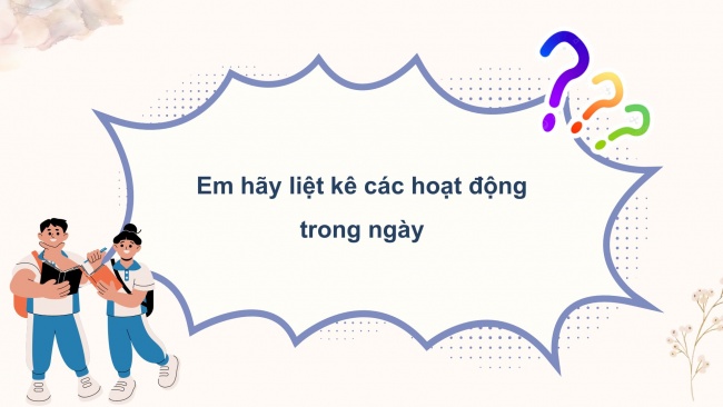 Soạn giáo án điện tử hoạt động trải nghiệm 4 KNTT Tuần 7 HĐGDTCĐ: Phân loại và sắp xếp hoạt động cá nhân