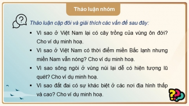 Soạn giáo án điện tử Địa lí 8 CTST Bài 3: Ảnh hưởng của địa hình đối với sự phân hoá tự nhiên và khai thác kinh tế